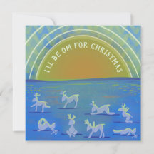 WeihnachtsYoga Rentier