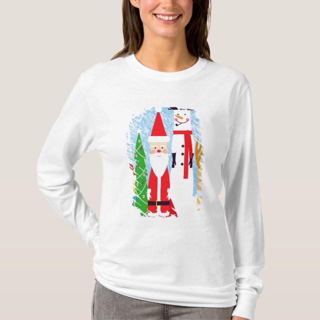 Weihnachtszahlen T-Shirt (Vorderseite)