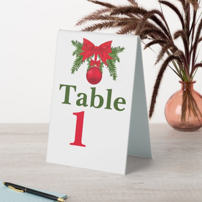 Weihnachtszähler Tischaufsteller (In Situ (Tisch))