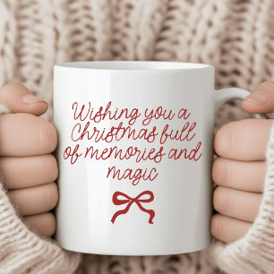 Weihnachtszauber & Erinnerungen Kaffeetasse für Mü