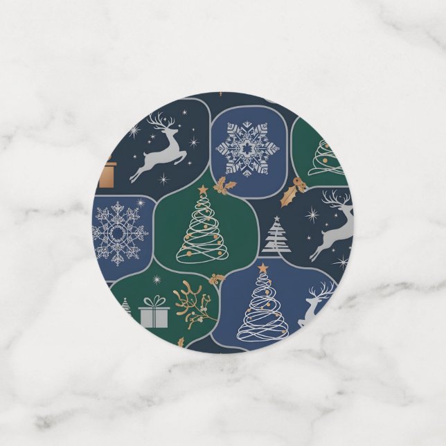 Weihnachtszauber Konfetti (Klein Rückseite)