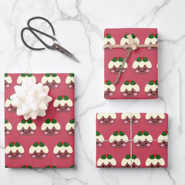 Weihnachtszeit 1 geschenkpapier set (Vorderseite)