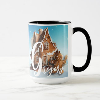 Weihnachtszeit Alphabet Anpassbare Tasse