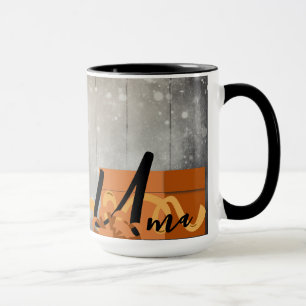 Weihnachtszeit Alphabet Anpassbare Tasse