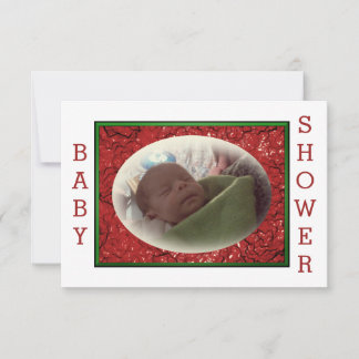 Weihnachtszeit-Baby-Shower-Einladung Einladung
