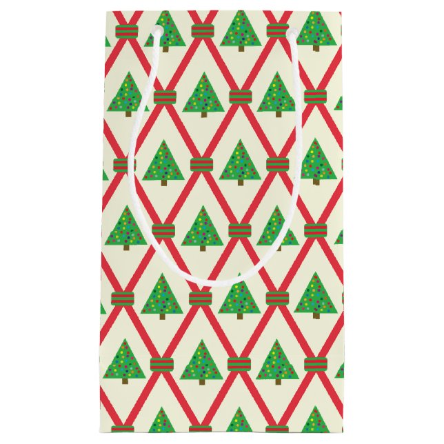 Weihnachtszeit-Blume Kleine Geschenktüte (Vorderseite)