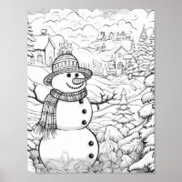 Weihnachtszeit-Farbplakat