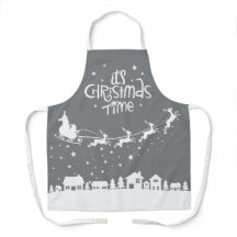 Weihnachtszeit festliche graue Feiertage Santa Ren
