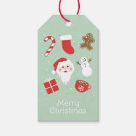 Weihnachtszeit geschenkanhänger