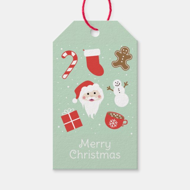 Weihnachtszeit   geschenkanhänger (Vorderseite)