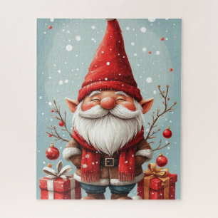 Weihnachtszeit-Gnom-Puzzle