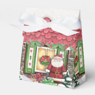 Weihnachtszeit Hütte Weihnachtsmann Box Geschenkschachtel