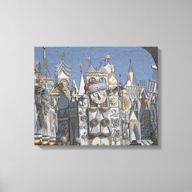 Weihnachtszeit im Park Leinwanddruck (Vorderseite)