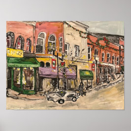 "Weihnachtszeit in Willoughby" Poster