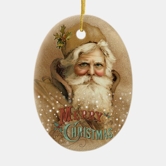 Weihnachtszeit Keramikornament (Vorne)