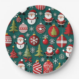 Weihnachtszeit Pappteller