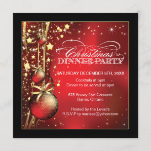 Weihnachtszeit-Party Einladung