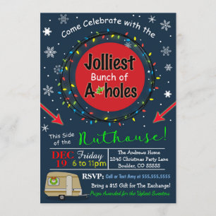 Weihnachtszeit-Party Einladung