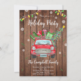 Weihnachtszeit-Party Einladung