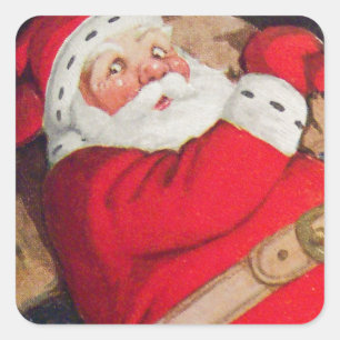 Weihnachtszeit Santa Claus Aufkleber