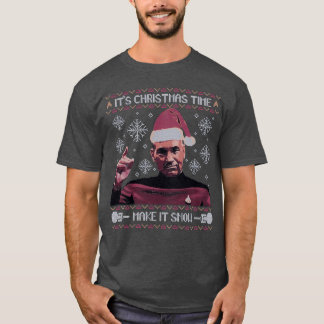 Weihnachtszeit schneit T-Shirt