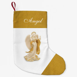 Weihnachtszeit-Strumpf für den weißen Engel Kleiner Weihnachtsstrumpf