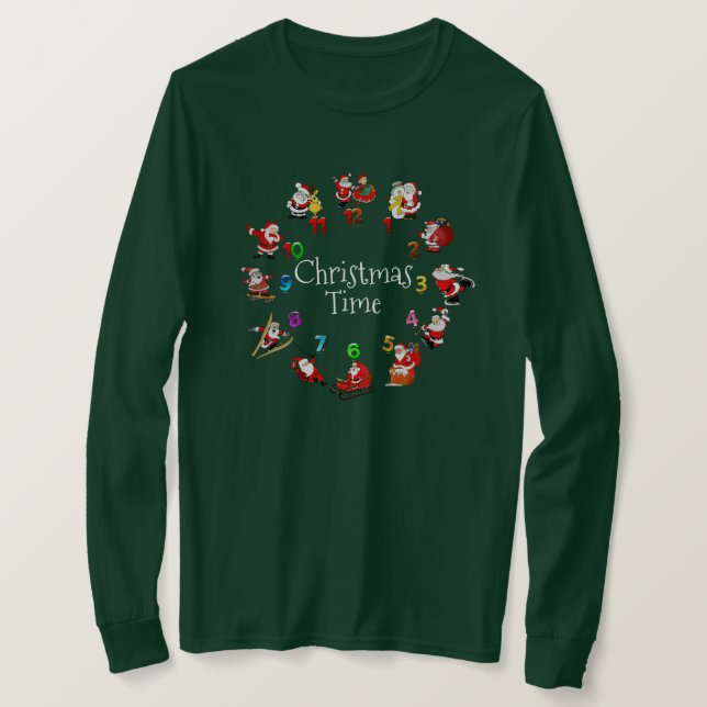 Weihnachtszeit Ugly T-Shirt (Design vorne)