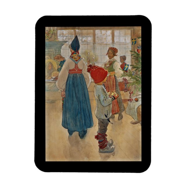 Weihnachtszeit Wieder Julaftonen Magnet (Vertikal)