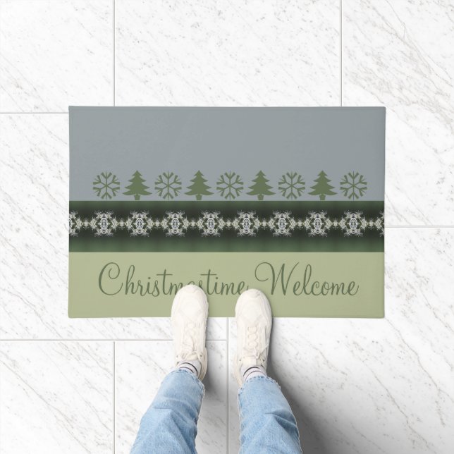 Weihnachtszeitgestaltung Fußmatte (Indoor)