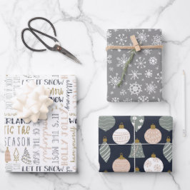 Weihnachtszeitschrift Geschenkpapier Set