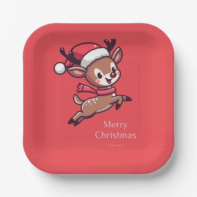 Weihnachtszeitung Pappteller (Vorderseite)