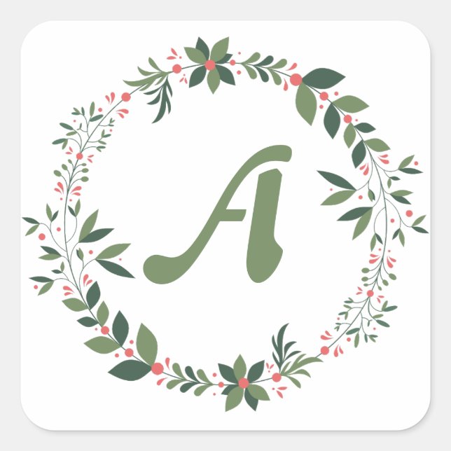 Weihnachtszeitung Quadratischer Aufkleber (Vorderseite)