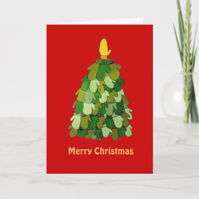 Weihnachtszettel Feiertagskarte (Vorderseite)