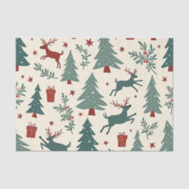 Weihnachtszettel Seidenpapier