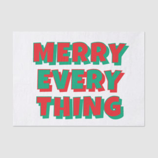 Weihnachtszettel Seidenpapier