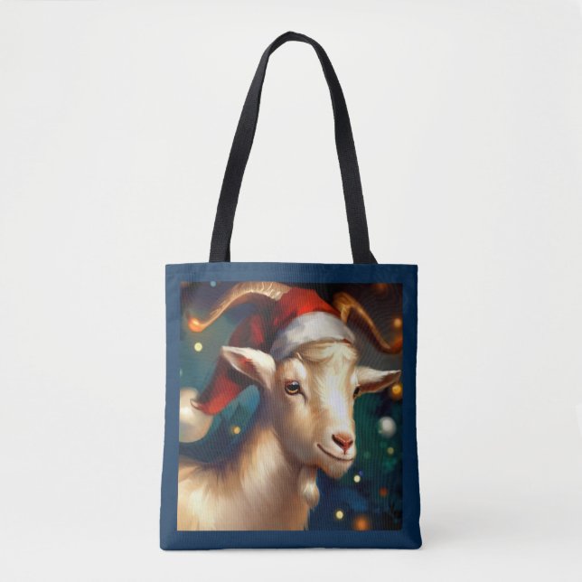 Weihnachtsziege 1 tasche (Vorderseite)