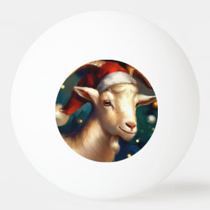 Weihnachtsziege (1) tischtennisball
