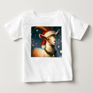 Weihnachtsziege 2 baby t-shirt