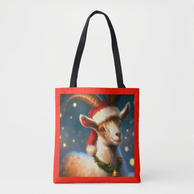 Weihnachtsziege 2 tasche (Vorderseite)