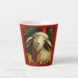 Weihnachtsziege 3 milchtasse