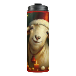 Weihnachtsziege 3 thermosbecher