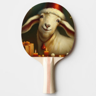 Weihnachtsziege (3) tischtennis schläger
