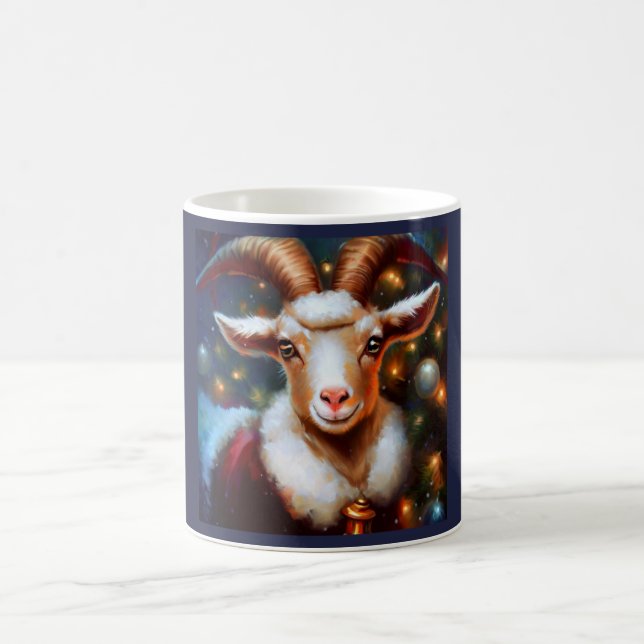 Weihnachtsziege 4 kaffeetasse (Mittel)