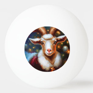 Weihnachtsziege (4) tischtennisball