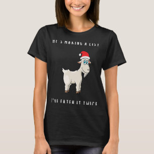 Weihnachtsziegen Mama Vater Jokes T-Shirt