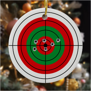 Weihnachtszielscheibe Schütze Weihnachten Keramik Ornament
