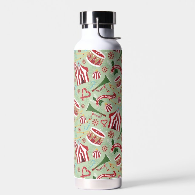 Weihnachtszirkus Trinkflasche (Links)