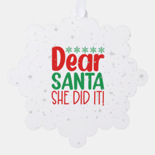 Weihnachtszitat Ornament Karte