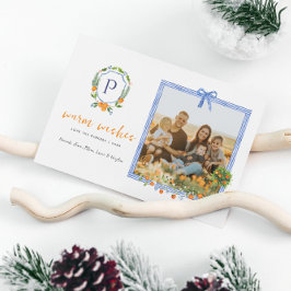 Weihnachtszitrus Botanische Blüte | FOTO Feiertagskarte