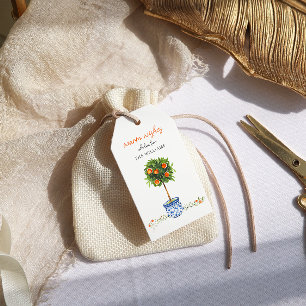 Weihnachtszitrus Botanische Blüte Geschenkanhänger